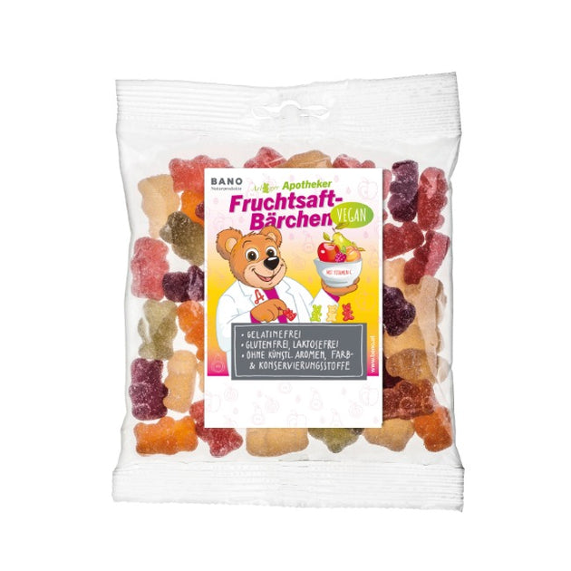 Arlberger Apotheker Vegane Fruchtsaft-Bärchen Klein, 150g