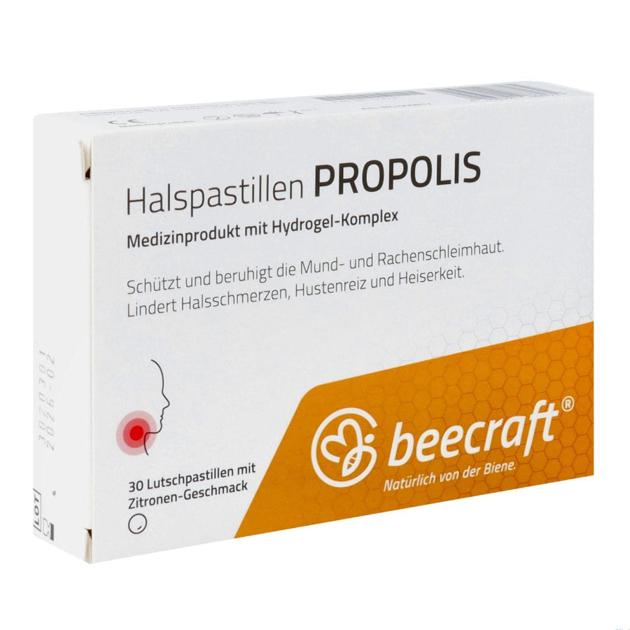 Beecraft® PROPOLIS Halspastillen, 30 Stück