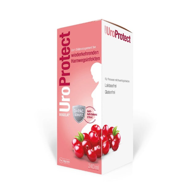 Biogelat UroProtect D-Mannose plus Cranberry Liquidum, 240ml