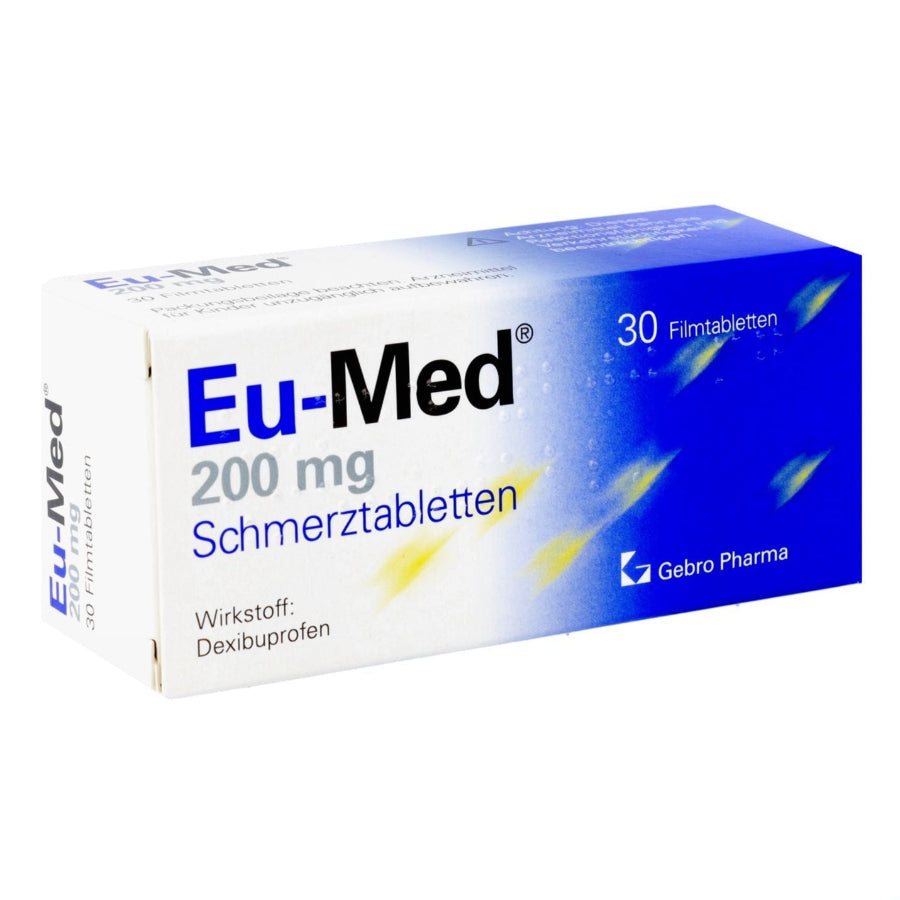 Eu-Med 200 mg Schmerztabletten 200mg, 30 St