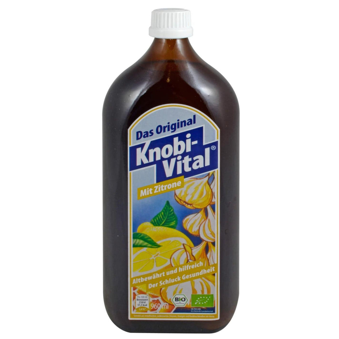 KnobiVital® mit Zitrone Bio, 960ml